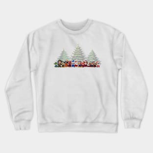 Trees CFB Mascots Christmas Crewneck Sweatshirt